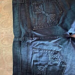 Bebe dark denim bootcut jeans